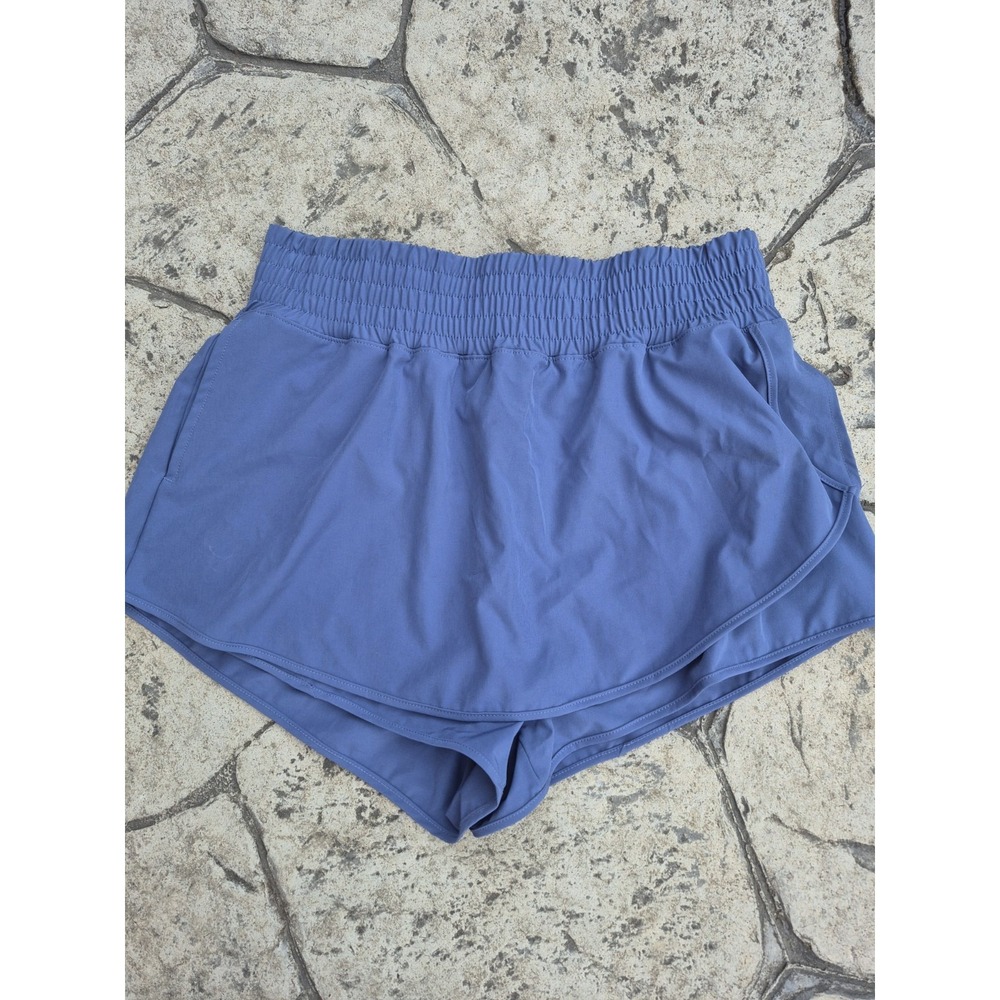 Bluenotes Unplug Shorts Womens Size XL Blue Athletic Pockets EUC